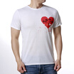 Mens Printed Round Collar Short Sleeve T-Shirts