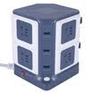 Besttek MRJ8302 plug socket outlet plug socket USB3 with independent switch socket wiring board stereo plug smart multifunctional socket 18 meter