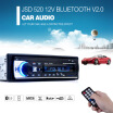 JSD - 520 12V Bluetooth V20 Car Audio Stereo MP3 Player Radio In-dash Support USB AUX Input with Remote Control FM Radio Receiver