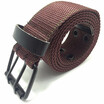 Men Fashion Double Pin Buckle Nylon Tactical Belt