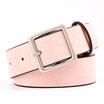 Women Fashion And Leisure Popular And Retro Square buckle PU Youth Belt