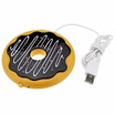 Personality Silicone Coaster Donut Desktop Tea Coffee Cup Mug Mat Heater USB Heat Preservation Mat Warm Keep Drink Warm