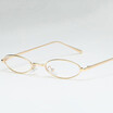 Small oval Metal sunglasses Women men retro Gold frame Red vintage Good Quality small round sun glasses for women UV400