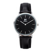 LeeEv Fashion Leather Band Stainless Steel Case Casual Watch for Women