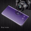 Huawei Honor 8 LiteHonor 9 Lite Luxury Slim Mirror Flip Shell Stand Leather Smart Clear View Window Cover Phone Case