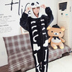 Flannel Cartoon Animal Siamese Pajamas Winter Long-sleeved Home Clothes-Shantou