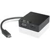 Lenovo ThinkPad USB-C Portable Port Extender 4X90M60793 Provides HDMI VGA video interface Gigabit Ethernet port USB30 interface