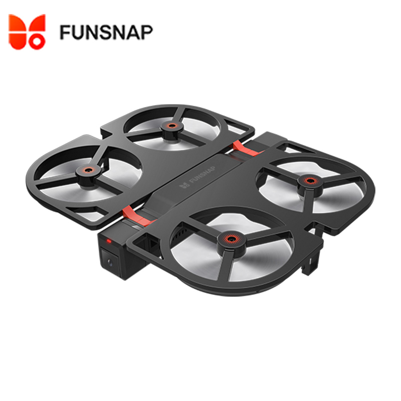 Funny FUNSNAP iDol with drone aerial aircraft folding portable 1080P HD dream gray