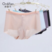 Ou Difen womens underwear elastic&comfortable mesh gauze panties XK6514 soft pink blue L