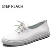 Women shoes Round Toe Simple Vintage Comfy lace-up Shoes White shoes