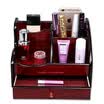 TRNFA TN-A01 Storage Box Wooden Pen Holder Office Desk Finishing Block Closet Cosmetics Remote Control Supplies Storage Rack