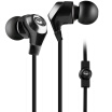 Monster N-lite second generation can be very in-ear style earphone powerful bass music headset wire with a wheat ear plug general mobile phone headset black