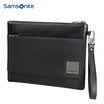 Samsonite Samsonite clutch bag large envelope bag male business casual fashion zipper clip bag CC501005 dark blue