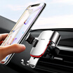 Bass Baseus car phone holder car supplies navigation outlet base bracket gravity metal apple Huawei millet vibrating for 4-6 inches universal silver