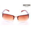 SHAUNA 2018 new sunglasses frameless super film fashion sunglasses mens sunglasses tide models glasses men&women glasses