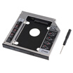 Laptop 2nd HDD SSD DVD Bay Caddy Adapter for 25127mm Universal CDDVD-ROM SATA TO SATA Hard Drive External Enclosure Laptop 2nd HDD SSD DVD Bay Caddy Adapter for 25127mm Universal CDDVD-ROM SATA TO SATA Hard Drive External Enclosure