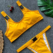 Sexy&pure color swimsuit bikini