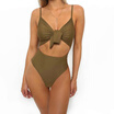 2018 New Swimsuit Push Up Women Vintage High Waist One Piece Swimsuit Lengthen the Body Swimwear