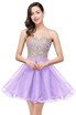 Short Beaded Homecoming Cocktail Dress Prom Evening Party Pageant Gown Bridesmaid Dresses