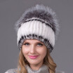 Real Natural Rex Rabbit Cap Winter Thicken Warm Knit Cap Female Fox Hat Hot Sale New Discount