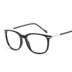 Womens Glasses Frame Eye Glasses Frames For Men Unisex Square Glasses Transparent Lenses Plastic Metal Frame Eyeglasses