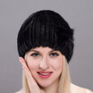 Autumn&winter women&39s mink fur hat flower pattern hand-woven 2018 Russian wind hot sale discount ladies luxury fur hat women