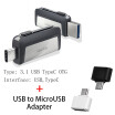 Sandisk 31 USB TypeC Flash Drive 130MBS 16GB 32GB 64GB 128GB USB31 Dual OTG Pen Drives USB Flash PenDrives for Phone Computer PC