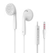 Langsdom IN2 Flat Head Earphone 35mm Earbuds Super Bass Headsets with microphone