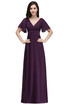 New V-neck A-line Long Evening Party Dress Pageant Prom Bridesmaid Gown Mother Of The Bride Gown