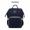 Bolso de pañales de bebé de gran capacidad de la moda bolsa de pañales de mamá bolso de enfermería mochila de viaje para el cuidado del bebé verde oscuro