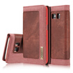 Samsung Galaxy Note 8 Luxury Canvas Villus Vintage Multi-function Wallet Card Clip Protection Cover Stand Phone case