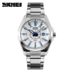 Skmei 2016 Brand New Luxury Business Watch For Men Analog Steel Silver Watches Fashion Casual Wristwatches