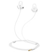 Glory heart clear headphones heart rate smart headphones AM16 binaural stereo cable heart rate headphones pearl white