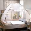 Jiuzhou deer mosquito net home textile yurt zipper bottomed mosquito net free installation foldable steel net mosquito net British geer color 15 m bed