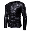 New Arrival Brand Mens Fashion Leather Suit Suit Casual Leather Jacket Mens Business Suits