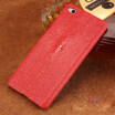 Genuine Leather Phone Case For Xiaomi 5C Case Natural Pearl Fish Skin Back Cover For Redmi 4 4X 5 5X Case