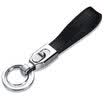 Authentic zobo car key chain push plate opening portable child double key ring leather key rope car accessories birthday gift ZB-936 black