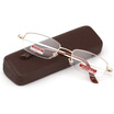 Sunset red reading glasses men PC wings plus hard lenses AX3103 300 degrees