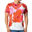 Mens Summer Flowers Printed Short Sleeves T-Shirts