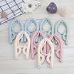 BUBM Travel Drying Rack Multifunction Folding Portable Sun Clothes Socks Plastic Non-slip Hook Household Clothes Pegs LXYJ Eight Pack