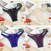 Sexy Women Hollow G String Thongs Female Transparent Bikini Panties Breathable Lingerie Underwear