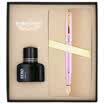 Hero HERO 9312 threaded gold clip drill gold pen Ming tip pen pink