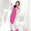 Flannel Cartoon Animal Unicorn Siamese Pajamas Winter Home Clothes Couples
