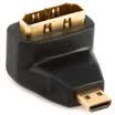 Shanze SAMZHE ZH-08 HDMI to micro MICRO HDMI Micro HDMI to HDMI male to female 90 degree conversion head camera flat panel TV