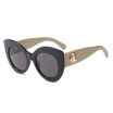 SHAUNA Oversize Women Cat Eye Sunglasses Fashion Ladies Pink Sun Glasses UV400