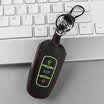 Huashi Geely key package luminous smart three-key black vision emgrand gl EC7 Borui GC7GX7 Bo Yue leather key bag special car keychain