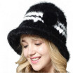 MsMinShu Genuine Mink Fur Hat Hand Knitted 100 Real Mink Fur Cap Winter Warm Hat Fashion Ladys Cap Women Hat