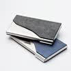 Jinlongxing Glosen business portable business card holder PU fashion portable business card box men&women card package 9307 blue