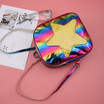 2018 Fashion Spring&Summer New Laser Shoulder Bag Multicolored Heart Backpack Travel Bag
