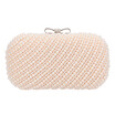 Fawziya Bow Purses And Handbags Pearl Clutch Evening Bag